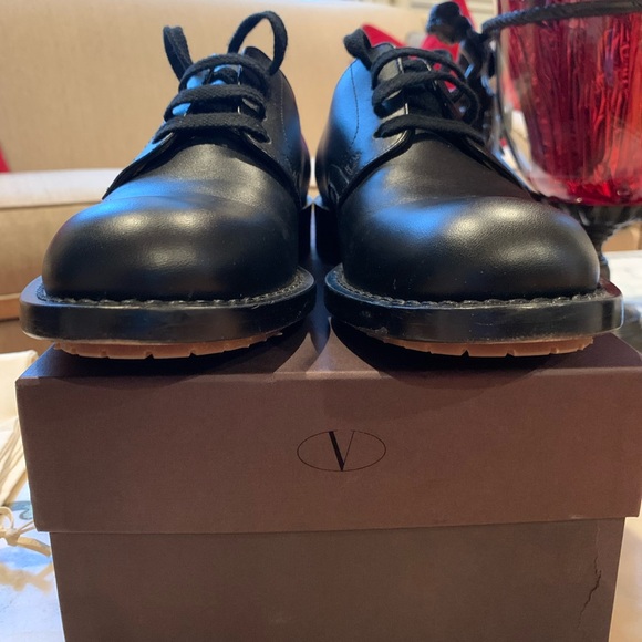 Valentino Derby black shoes, 7.5 US - Picture 8 of 12
